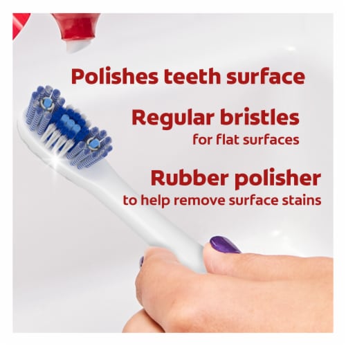 Colgate® 360® Optic White® Soft Sonic Powered Battery Toothbrush Perspective: top