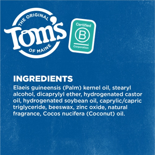 Tom's of Maine Natural Strength  Plastic-Free Aluminum-Free Deodorant for Women Coconut Lavender Perspective: top