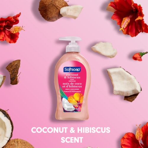 Softsoap Hydrating Liquid Hand Soap Coconut & Hibiscus Perspective: top