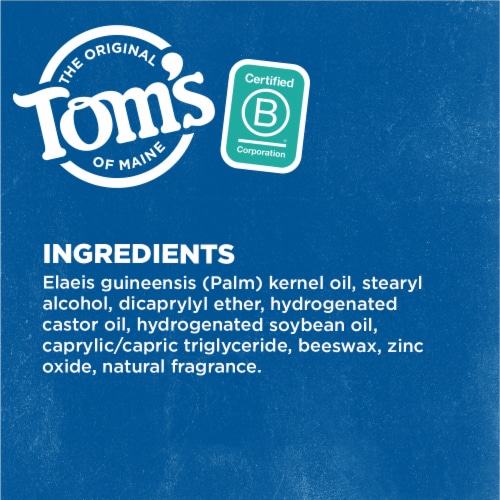 Tom's of Maine Natural Strength Plastic-Free Aluminum-Free Deodorant for Men Rugged Coast Perspective: top