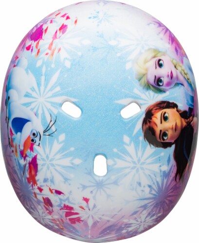 Disney Frozen 2 Child Helmet - Purple Perspective: top