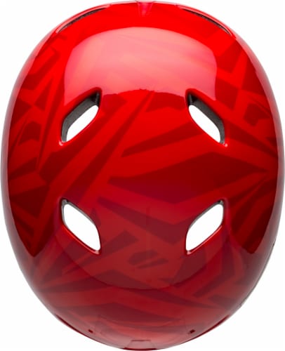 Bell Pint Toddler Tonal Red Helmet Perspective: top