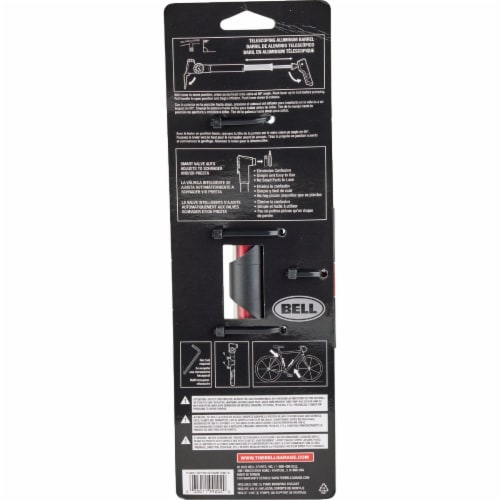 Bell® Zephyr™ 150 Schrader/Presta Bicycle Frame Pump Perspective: top
