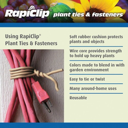 Luster Leaf® RapiClip® Light Duty Garden Soft Wire Tie - Green Perspective: top