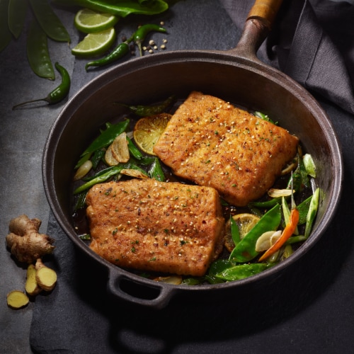 Sea Cuisine Teriyaki Sesame Salmon Perspective: top