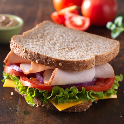 Kentucky Legend® Quarter Sliced Boneless Oven Roasted Turkey Perspective: top