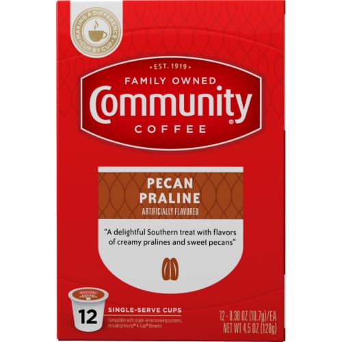 Community Coffee® Pecan Praline K-Cup® Coffee Pods Perspective: top