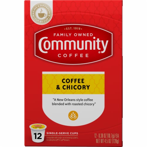 Community Coffee Coffee Chicory K Cup Coffee Pods 12 ct Ralphs