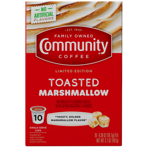 Community Coffee® Toasted Marshmallow K-Cup Coffee Pods Perspective: top