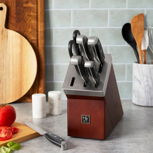 Henckels Statement Self-Sharpening Wood Knife Block Combo - Set of 7