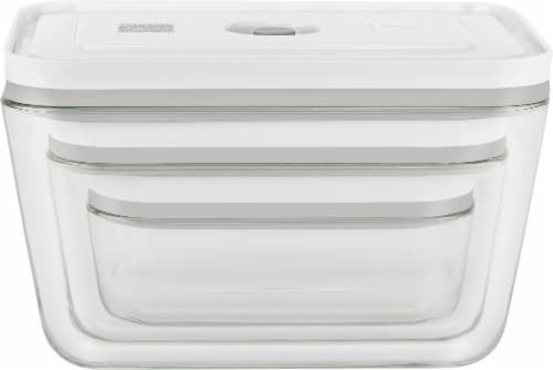 ZWILLING Fresh & Save 3-pc Glass Food Storage Container, Meal Prep Container- Assorted Sizes Perspective: top