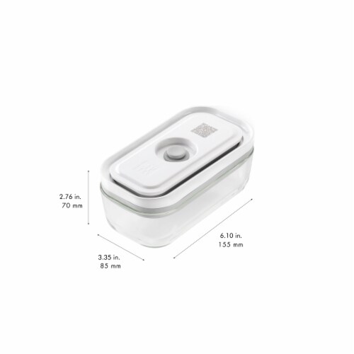 ZWILLING Fresh & Save Glass Airtight Food Storage Container, Meal Prep Container - Small Perspective: top