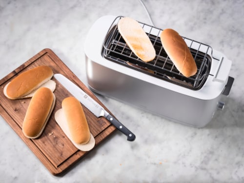 Toaster with bun warmer on sale