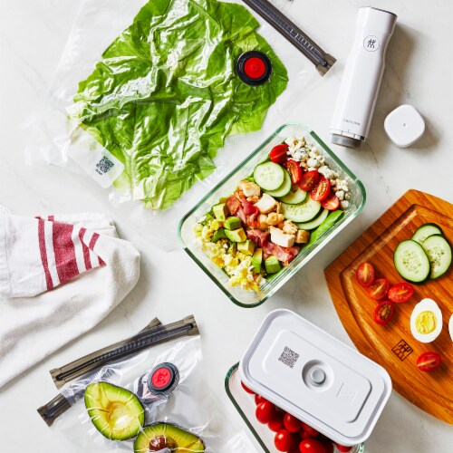 Zwilling Fresh & Save Glass Vacuum Food Storage Starter Set Perspective: top