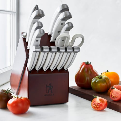 Henckels Statement 15-pc Knife Block Set - White Handles