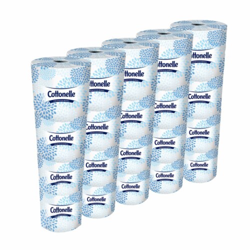Cottonelle Two-Ply Bathroom Tissue 451 Sheets/Roll 20 Rolls/Carton 13135 Perspective: top