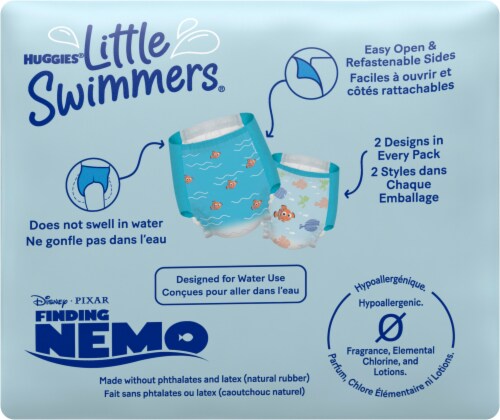 Huggies® Little Swimmers® Swim Diapers Medium (24-34 lbs) Perspective: top