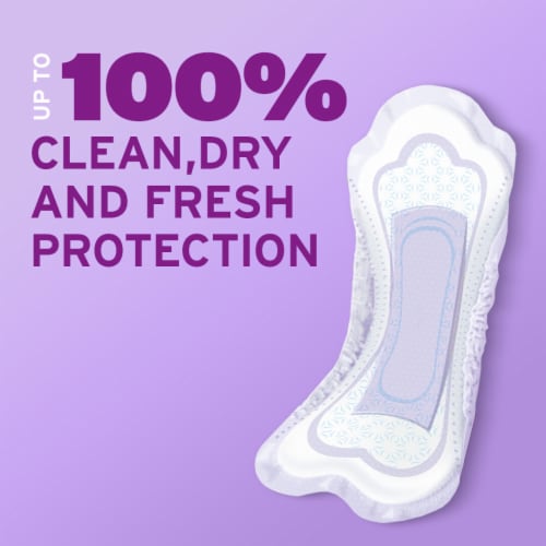 Poise Maximum Absorbency Regular Incontinence Pads Perspective: top