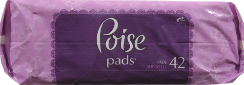 Poise Maximum Absorbency Long Pads Perspective: top