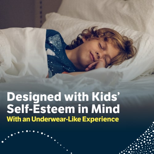 Goodnites Girls' Bedwetting Underwear S/M (43-68 lbs) Perspective: top