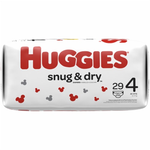 Huggies Snug & Dry Diapers Size 4 Perspective: top
