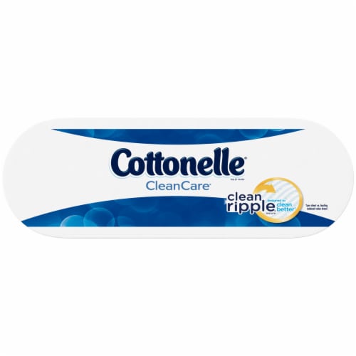 Cottonelle Clean Care Mega Roll Bath Tissue Perspective: top