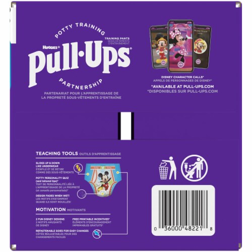 Pull-Ups Learning Designs Boys' Potty Training Pants, 3T-4T (32-40 lbs) Perspective: top