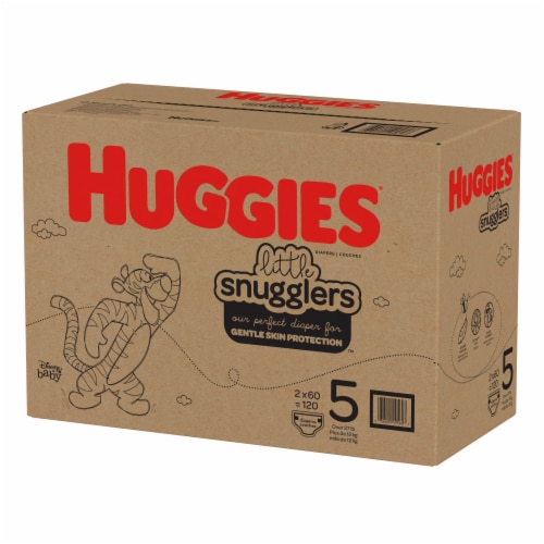 Huggies Little Snugglers Baby Diapers, Size 6 (35+ lbs), 120 count - Fry's  Food Stores