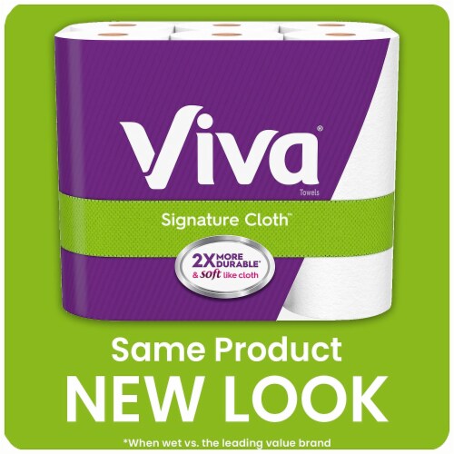 Viva Signature Cloth Choose A Sheet Paper Towels 6 rolls Harris Teeter