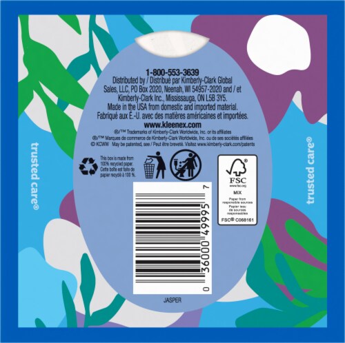 Kleenex® Facial Tissues Perspective: top