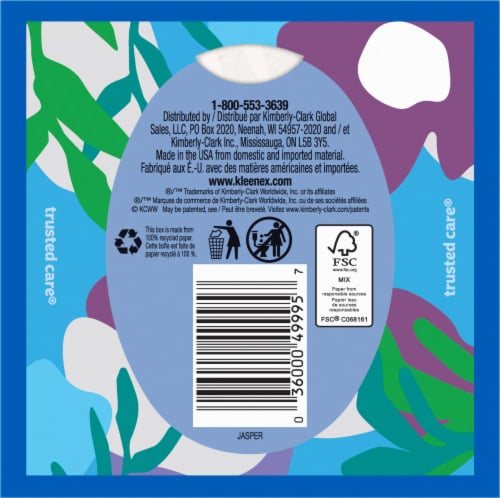 Kleenex® Facial Tissues Perspective: top