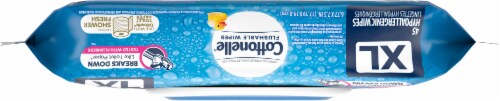 Cottonelle® Extra Large Flushable Wipes Perspective: top