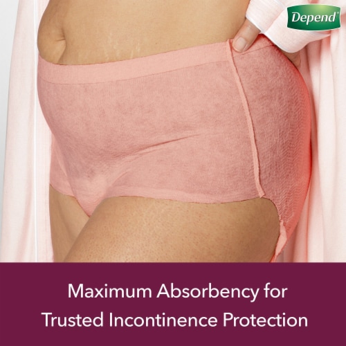 Depend Silhouette Disposable Underwear Female Waistband Style