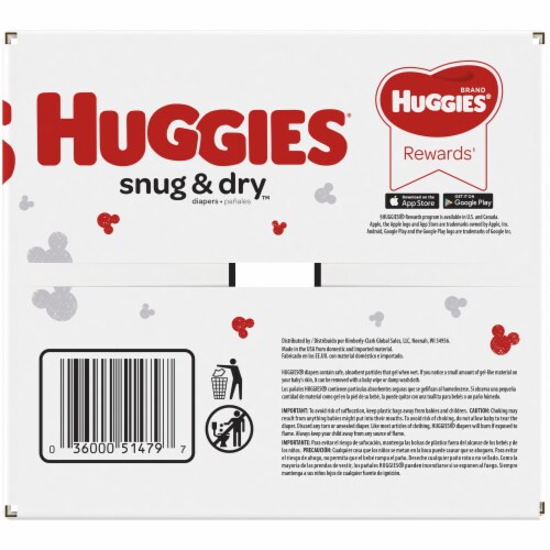 Huggies Snug & Dry Baby Diapers, Size 2 (12-18 lbs), 84 count - Mariano's