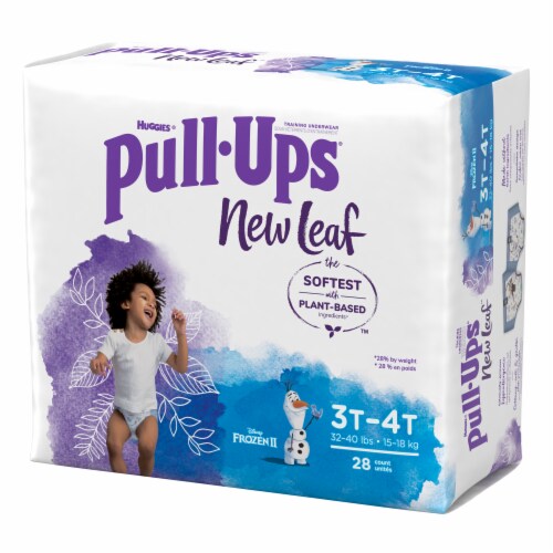 Pull-Ups New Leaf Boys' Potty Training Pants, 3T-4T (32-40 lbs