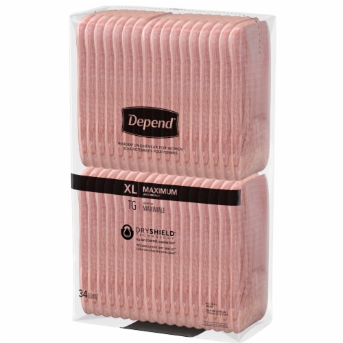 Depend® Max Absorb Underwear - Blush Perspective: top