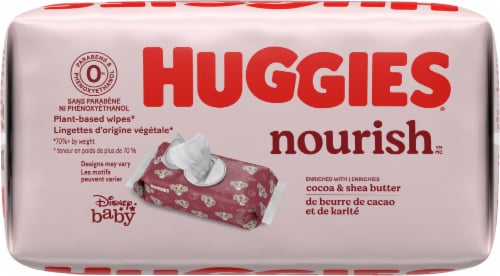 Huggies® Nourish™ Baby Wipes Perspective: top