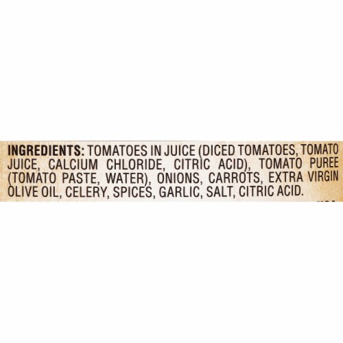 Bertolli® Rustic Cut™ Marinara Pasta Sauce Perspective: top