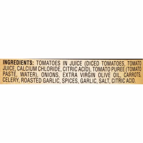 Bertolli® Rustic Cut™ Roasted Garlic Pasta Sauce Perspective: top