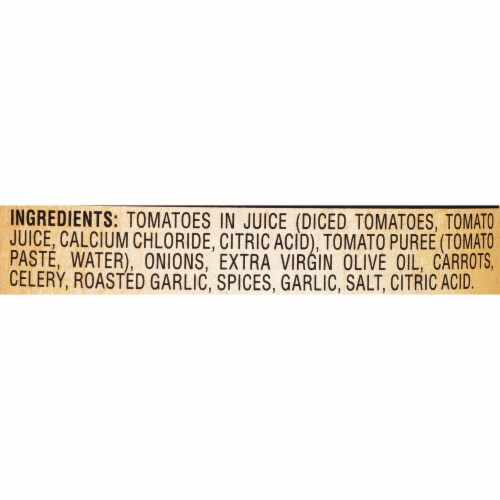Bertolli® Rustic Cut™ Roasted Garlic Pasta Sauce Perspective: top