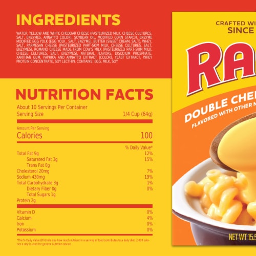 Ragu Double Cheddar Sauce Perspective: top