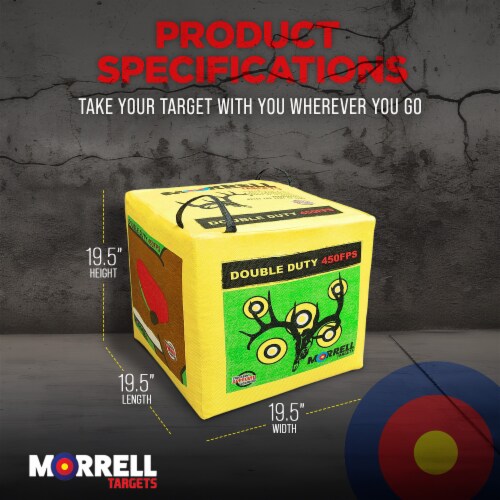 Morrell Double Duty 450 FPS 4 Sided Cube Field Point Archery Bag