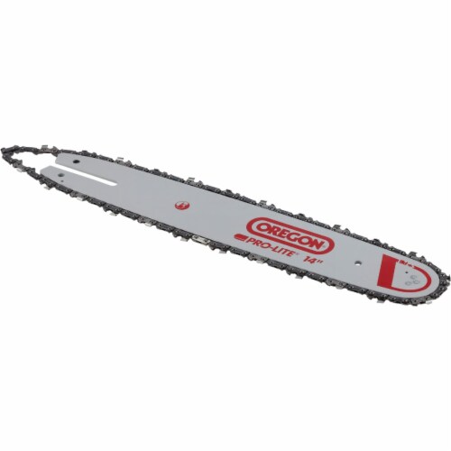 Oregon AdvanceCut 14 In. 50 Drive Links Bar & Chain Replacement Combo 105667 Perspective: top