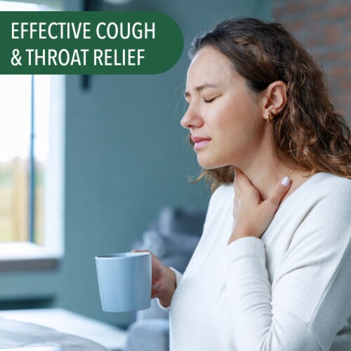Ricola Cough Suppressant Throat Drops and Sore Throat Relief Honey Lemon with Echinacea Perspective: top