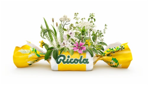 Ricola Cool Relief Lemon Frost Oral Anesthetic Drops Perspective: top