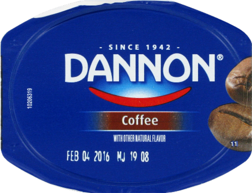 Dannon Coffee Yogurt Perspective: top