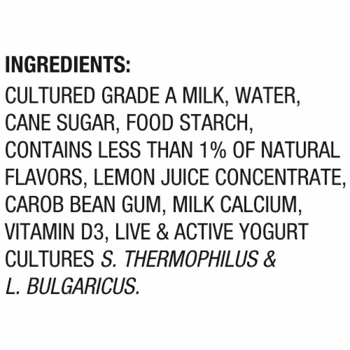 Dannon Whole Milk Non-Gmo Project Verified Vanilla Yogurt Tub Perspective: top