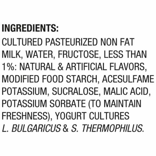 Dannon Light + Fit Toasted Marshmallow Greek Fat Free Yogurt Cup Perspective: top