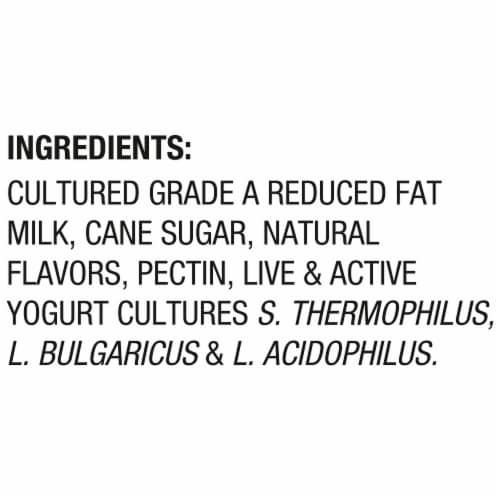 Dannon Low Fat Coffee Yogurt Cups Perspective: top