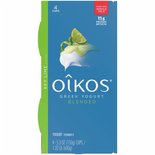 Oikos® Key Lime Blended Greek Yogurt Perspective: top